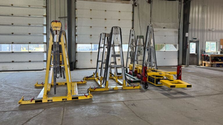Glass Transport - Glass Racks Empty